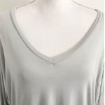 Vince  • Light Slate Blue V Neck 3/4 Sleeve Tee Photo 25