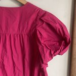 Ulla Johnson Mila Peplum Cotton Top in Rosebud Photo 8