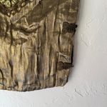 Betsey Johnson VTG Mary Heth New York Renaissance Top Embroidered Brocade Tank M Fairy Gold Photo 2