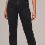 Abercrombie & Fitch  The 80’s Mom High Rise Black Jeans Photo 0