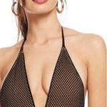 Dress the Population NWT  x Cosmopolitan Brigette Black Nude Fishnet Bodysuit XS Photo 0