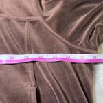 Cato Velour Button Front Jacket Womens 22-24W Brown Plus Size Casual Boho Fall Photo 9