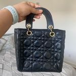 Womens Small Black & Gold Crossbody Purse Ladies Stylish Casual Handbag Photo 1