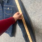 The Limited  Woman Size Large Dark Blue Denim Jean Jacket Photo 4
