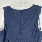 Vava by Joy Han  Denim Mini Dress Dark Wash Pockets Buttons Split Neck Size S Photo 6