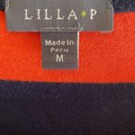 Lilla P Pima Rugby Jersey Scoop Neck Drop Waist Cotton Modal Stripe Dress M Blue Size M Photo 1