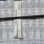 Anthropologie  The Peregrine Midi Dress Blue Gingham Plaid Smocked‎ Maxi Sz S Photo 5