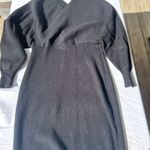 Zonsaoja Women's Sweater Dress Black Photo 0