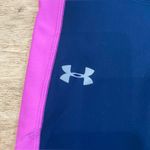 Under Armour  Women’s M Navy/Hot Pink Heat Gear Mileage Compression Leggings Photo 4