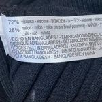 ZARA  Women's Black Rib Knit Long Sleeve Turtleneck Stretch Crop Sweater Top Sz S Photo 3