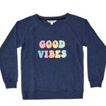 Wildfox ๐
บ Good Vibes pastel textured statement sweatshirt size M Photo 41