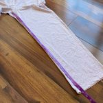 LL Bean Organic Cotton Modal Blend Men’s Style Pajamas Pink Flowers White Size XS Photo 9