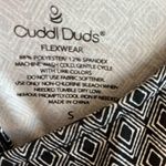 Cuddl Duds Dress Black & White Flexwear Rainbow Hem Lounge Wear Sz S GUC Photo 8