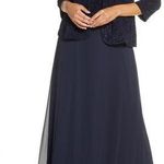 Alex Evenings NWT  Sequin Mock Two-Piece Gown with Jacket Photo 0