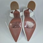 MICXKLZO Heel Women's Size 7.5 White Party Christmas Slingback Shoes Photo 6