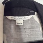 Diane Von Furstenberg  100% Silk Black and White Wrap Dress - 8 Photo 2