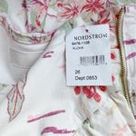 NWT MOTHER Denim The Ruffle Tiered Mini Skirt Floral Aloha Print Size 26 | 2 NEW Pink Photo 13