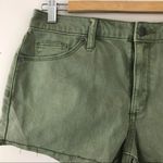 Universal Threads Universal Thread High Rise Shortie Shorts Jean denim army olive green stretch 8 Photo 91