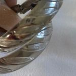 Sterling Silver 2 pairs of  Hoops Earrings Photo 1