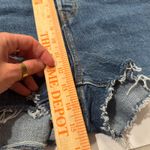 Levi's ‎ 501 Womens Denim Jean Shorts 22W Plus Size Button Fly Frayed Hem Blue Photo 3