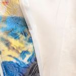 Kaktus Art to Wear Jacket Womens XL Quilted Artsy Multicolor Abstract Print Yellow Photo 4