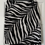 Talbots  zebra print skirt animal size 10 Photo 0