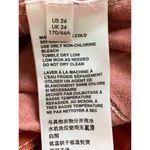 BDG  Adalyn High Waisted Cowboy Jean Split Hem Women's Size 26 Red Denim Bohemian Photo 8