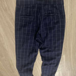 Brandy Melville Navy Checkered Straight Leg Pants Photo 2