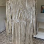Destination Maternity Bougie Mini Dress Glam Wedding Holiday Festive Metallic Gold Size undefined Photo 0