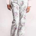 Ganni NWT  Betzy Floral print cropped denim‎ jeans sz 26 Photo 0