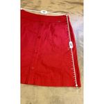 Women’s GEIGER Austria Red Button Down Midi/Knee Skirt 40 Size M Photo 6