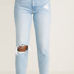 Abercrombie & Fitch  The Mom High Rise jeans size 8/29 light wash Photo 0