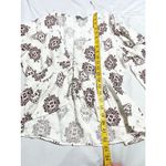 Charlotte Russe  Top Womens Size L Y2K Medallion‎ Print Babydoll Blouse V Neck Photo 6