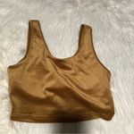 Aerie  Offline Velour Set Gold Tan Sports Bra Leggings L/XL Photo 1