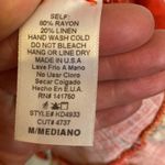 Orange Creek Los Angeles Floral Midi Dress Linen Boho Sz M Women’s Summer Photo 4