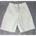 Lee VTG Bermuda Denim White Jean Shorts Relaxed Fit 10 Photo 9