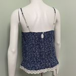 Victoria's Secret Victoria’s Secret Navy Dotted Babydoll Lace Tank Photo 4