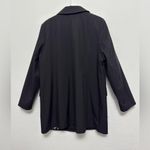 Dennis Basso Black Jacket XL Gold Buttons Plaid Lining Classic(C4) Photo 2