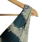 Young Fabulous and Broke Blue Tie Dye Sleeveless V-Neck Button Front Maxi Dress M Photo 2