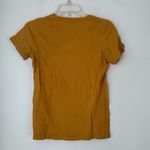 Dazey LA  Basic Crew Neck Mustard Yellow Short Sleeve Tshirt S Photo 2