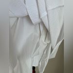 Lauren James Lauren James White Seersucker Bow Livingston Dress, Size Medium Photo 3