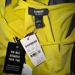 EXPRESS  Vibrant Yellow Sleeveless Bodysuit Photo 1