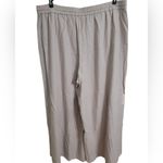 Simply Vera Vera Wang Cream Linen Blend Wide Leg Pants Sz XXL New Photo 2