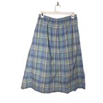 Jantzen Skirt Womens Size 16 Plaid Maxi Pleated Button Front Vintage Retro Photo 6
