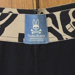 Psycho Bunny  Women’s XS Blue And White Logo Print Leggings GUC  Photo 2