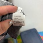 Gray and White Plaid Fleece Skirtall Black Size 3X Photo 4