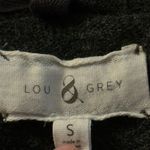 Lou & grey Loft  Signature Soft Funnel Neck Short Sleeve Top Charcoal Gray Size S Photo 7