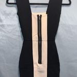 BCBGMAXAZRIA bcbgmaxariza black and white body con dress xxs Photo 2
