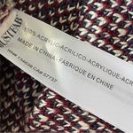 JUST FAB | Knit Dolman Sleeve Fringe Sweater Sz M Photo 7