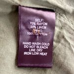 LuLu’s Linen Blend Olive Green Women's Dress Size M Photo 5